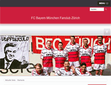 Tablet Screenshot of bayernfanclub.ch
